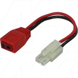 Male Tamiya (ELP-2P) Connector to Female T-Plug in Deans Style, Mst, CC23-150