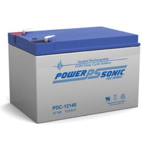 Power Sonic PDC-12140 F2 Sealed Lead Acid Rechargeable Battery