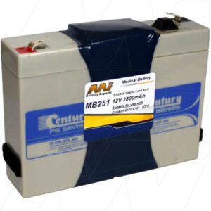 12V Critikon Inc 8100 MB251 Battery
