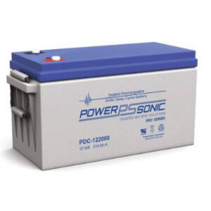 12V 214.4Ah Powersonic AGM Deep Cycle Sealed Lead Acid (SLA) Battery, PDC-122000