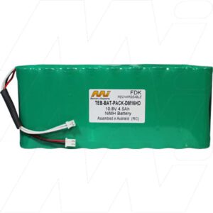 Digicube Test Equipment Battery, 10.8V, 4.5Ah, NiMH, TEB-BAT-PACK-DM16HD