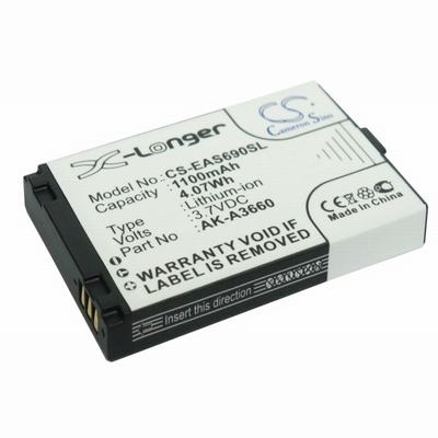 Emporia SafetyPlus CD MP3 MP4 Media Player Battery 3.7V 1100mAh Li-Ion EAS690SL