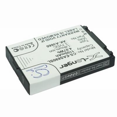 Emporia SafetyPlus CD MP3 MP4 Media Player Battery 3.7V 1100mAh Li-Ion EAS690SL