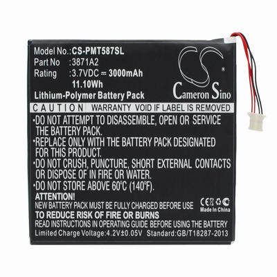 Prestigio Multipad 7.0 Ultra Duo Tablet Battery 3.7V 3000mAh Li-Polymer PMT587SL