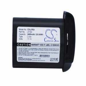 Canon 540EZ Digital Camera Video Battery 11.1V 2400mAh Li-Ion LPE4