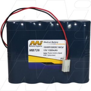 Physio Control Life Pak 6 Defibrillator Medical Battery 12V 1300mAh NICd MB726