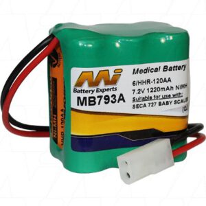 Seca 727 Baby Scale Medical Battery 7.2V 1220mAh NIMH MB793A