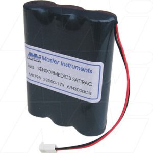 Sensor Medics Sat Trac Pulse Oximeter Medical Battery 7.2V 3000mAh NICd MB798