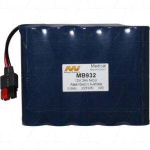 Sebra 2380 Tube Sealer Medical Battery 12V 3000mAh NICd MB932